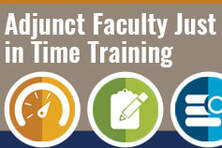 Adjunct Faculty Training Banner